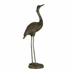 Florabelle - Standing Crane Sculpture Bronze