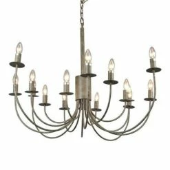OneWorld - 16 Arm Chandelier Taupe