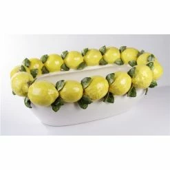 Zanatta - Flowerpot With Lemons On The Edge