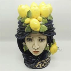 Zanatta - Female Head With Lemon Application 33x58.5cm