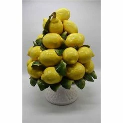 Zanatta - Good Retreat Fruit Bowl Of Lemons & Leaves 56x45cm