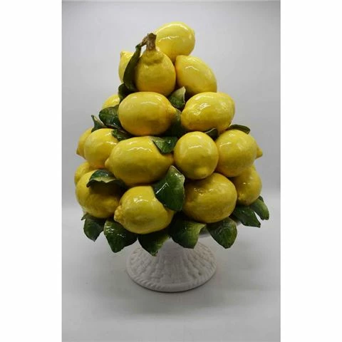Zanatta - Good Retreat Fruit Bowl Of Lemons & Leaves 56x45cm 1 Zanatta - Good Retreat Fruit Bowl Of Lemons & Leaves 56x45cm