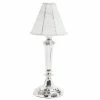 The Enchanted Home - Scalloped Tabletop Lamp Silver