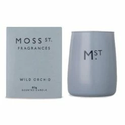 Moss St - Wild Orchid Scented Soy Candle 80g