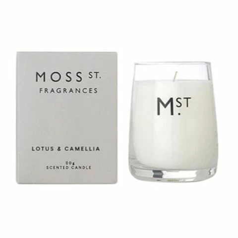 Moss St - Lotus & Camellia Scented Candle 80g 1 Moss St - Lotus & Camellia Scented Candle 80g