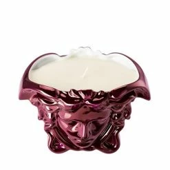 Rosenthal - Versace Medusa Grande Scented Candle Fuchsia