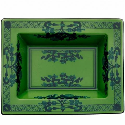 Richard Ginori - Oriente Italiano Collection Vide Poche Malachite 15.5x19cm 1 Richard Ginori - Oriente Italiano Collection Vide Poche Malachite 15.5x19cm