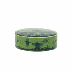 Richard Ginori - Oriente Italiano Collection Round Lidded Box Malachite