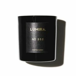 Lumira - Black Candle No352 Leather & Cedar 300g
