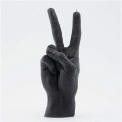 Candle Hand - Peace Candle Black 360g