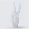 Candle Hand - Peace Candle White 360g