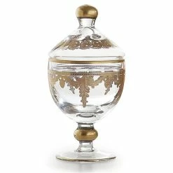Arte Italica - Baroque Gold Canister With Lid 21x9.5cm