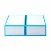 Jonathan Adler - Lacquer Zip Box Blue/White Large