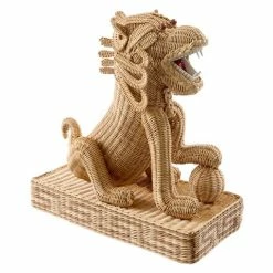 Jonathan Adler - Wicker Foo Dog