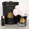 Cote Noire - French Pink Grand Bouquet W/Black & Gold Vase