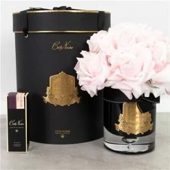 Cote Noire - French Pink Grand Bouquet W/Black & Gold Vase