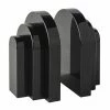 Greg Natale - Palazzo Crystal Bookends Onyx Black 17x18cm