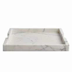 Greg Natale - Carter Tray Bianco Marble Large