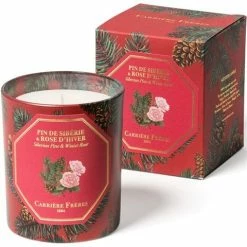 Carriere Freres - Siberian Pine & Winter Rose Candle 185g
