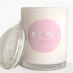 Ecoya - Sweet Pea & Jasmine Metro Candle W/Lid 270g