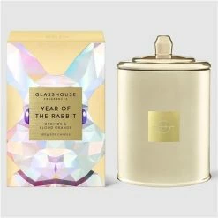 Glasshouse - Ltd Edition Year Of The Rabbit Candle - Orchids & Blood Orange 380g