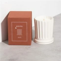 WAKS - Athena Candle Bergamot Scent White