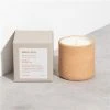 WAKS - Local Candle Clay Ceramic Perivoli White Mandarin