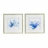 Dasch - Blue Coral Framed Prints Set Of 2pce