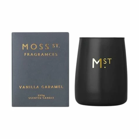 Moss St - Vanilla Caramel Candle 320g 1 Moss St - Vanilla Caramel Candle 320g