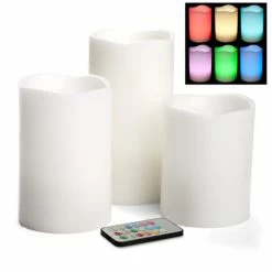 RSC - Rainbow Candle White Gift Set 3pce