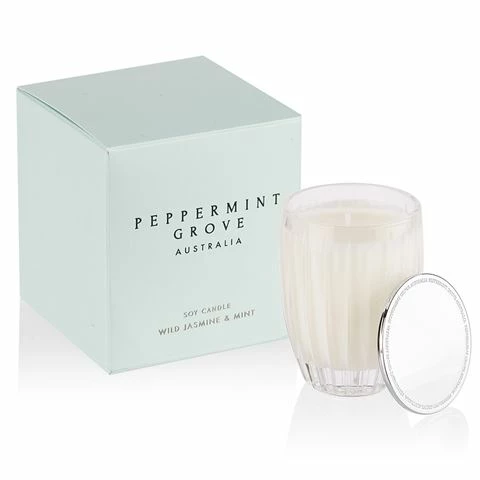 Peppermint Grove - Wild Jasmine & Mint Small Candle 60g 1 Peppermint Grove - Wild Jasmine & Mint Small Candle 60g