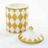 Halcyon Days - Lidded Parterre Candle Jasmine Gold