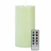 RSC - 3D Moving Flame Candle Straight Edge Medium Sage