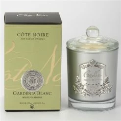 Cote Noire - Gardenia Blanc Candle Silver Badge 185g